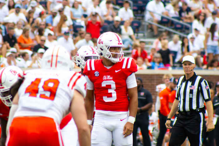 Ole Miss QB Spencer Sanders 